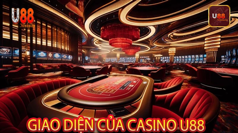 Giao diện của casino U88